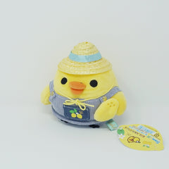 2015 Kiiroitori Farmer Costume Plush - Rilakkuma Fresh Lemon Theme - San-X