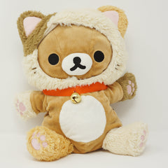 2015 Calico Cat Rilakkuma Big Puppet Plush - Cat Theme Rilakkuma - San-X