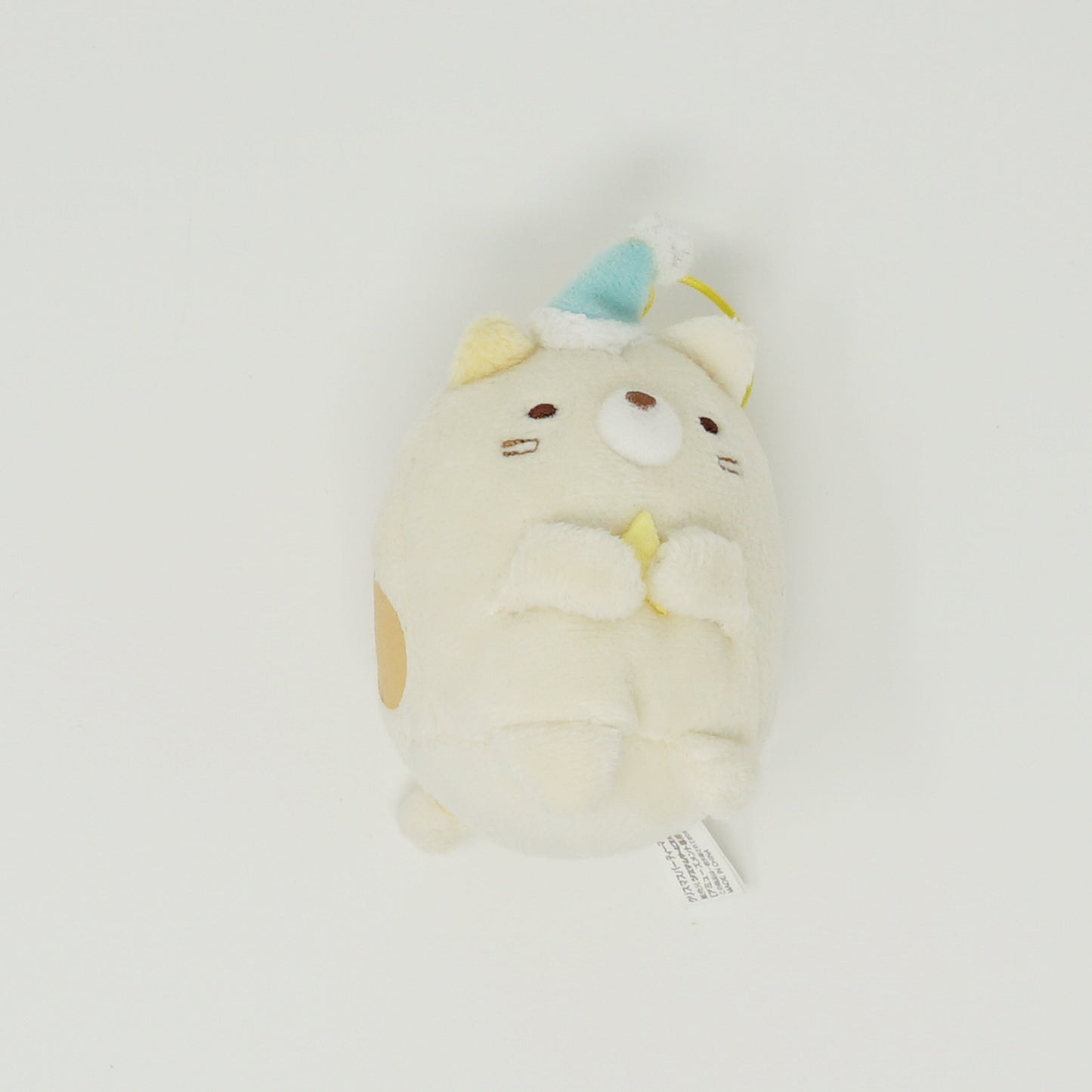 2015 Christmas Party Neko with Blue Hat Prize Toy Plush Keychain - Christmas