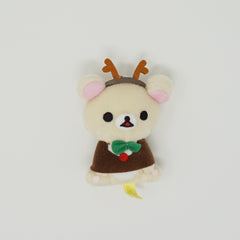 2015 Korilakkuma Brown Reindeer Cape Prize Plush Keychain - Christmas - Rilakkuma