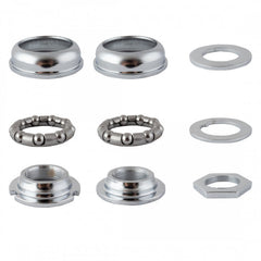 Black Ops American loose ball Bottom Bracket Set Chrome