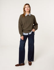 Argyle Texture Knit Jumper