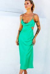 Heartbreaker Midi Dress - Emerald