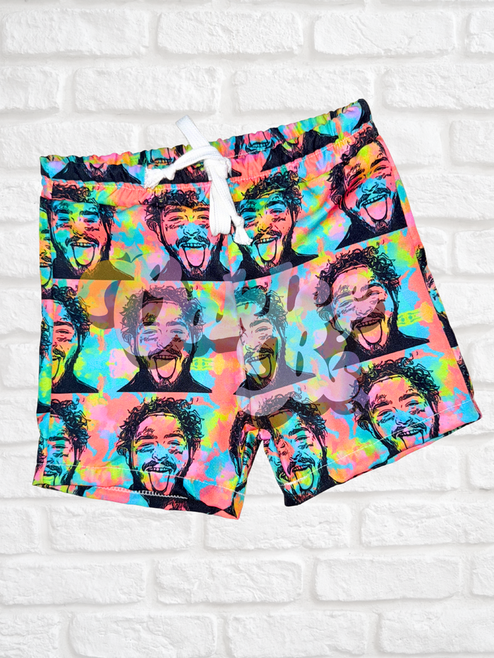 Posty Board Shorts (Swim Trunks, SIZE UP)