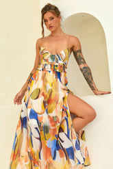 Radiance Maxi Dress - Blue Multi