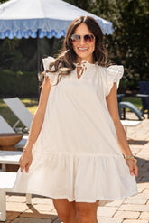 Romantic Angel White Mini Dress