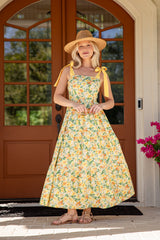 Coastal Romance Floral Maxi Dress