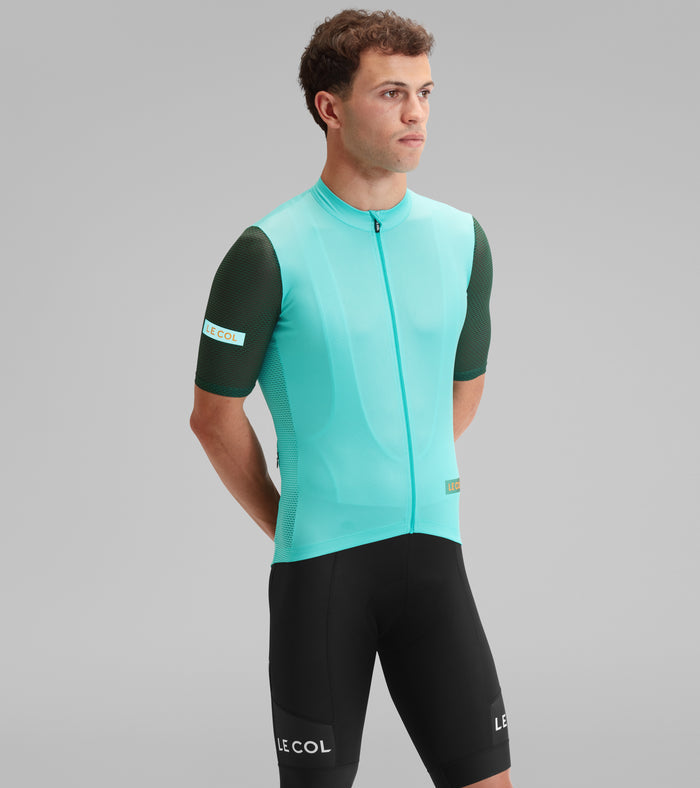 Cerulean/Forest Green