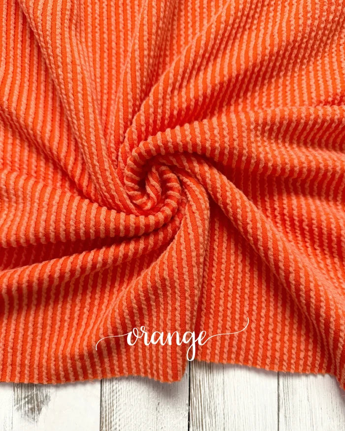 Waved Orange Made to Order Single Items