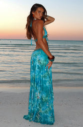 Lights Camera Action Maxi Dress Crystal Tide