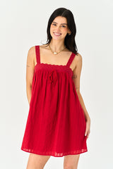 Summer Romance Dress in Red