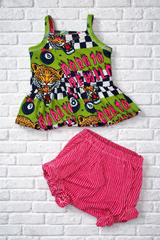 18m RTS cami peplum & ruffle shorties