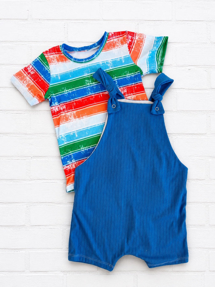 3T RTS Chucky tee & overalls