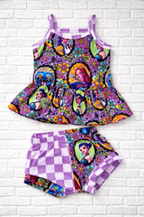 4T RTS cami peplum & shorties