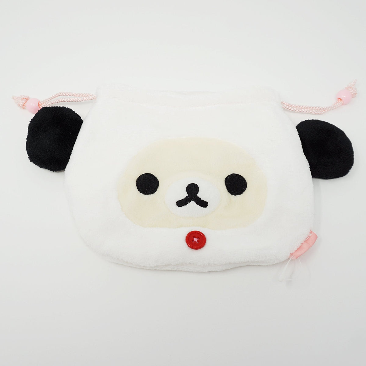 2015 Drawstring Panda Korilakkuma Pouch - Rilakuji - Rilakkuma Lottery - San-X