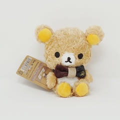 2015 Fuzzy Sitting Rilakkuma Weighted Paperweight Plush - Rilakkuma Factory Theme - San-X