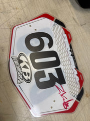 Answer moto one number plate