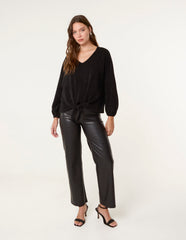Tie Front Top