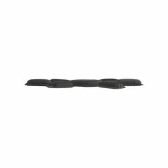 A low-profile, black cushion with an irregular shape against a white background, the D3O Stealth Helmet Pad System features interconnected, rounded segments for blunt impact protection and appears slightly elevated.