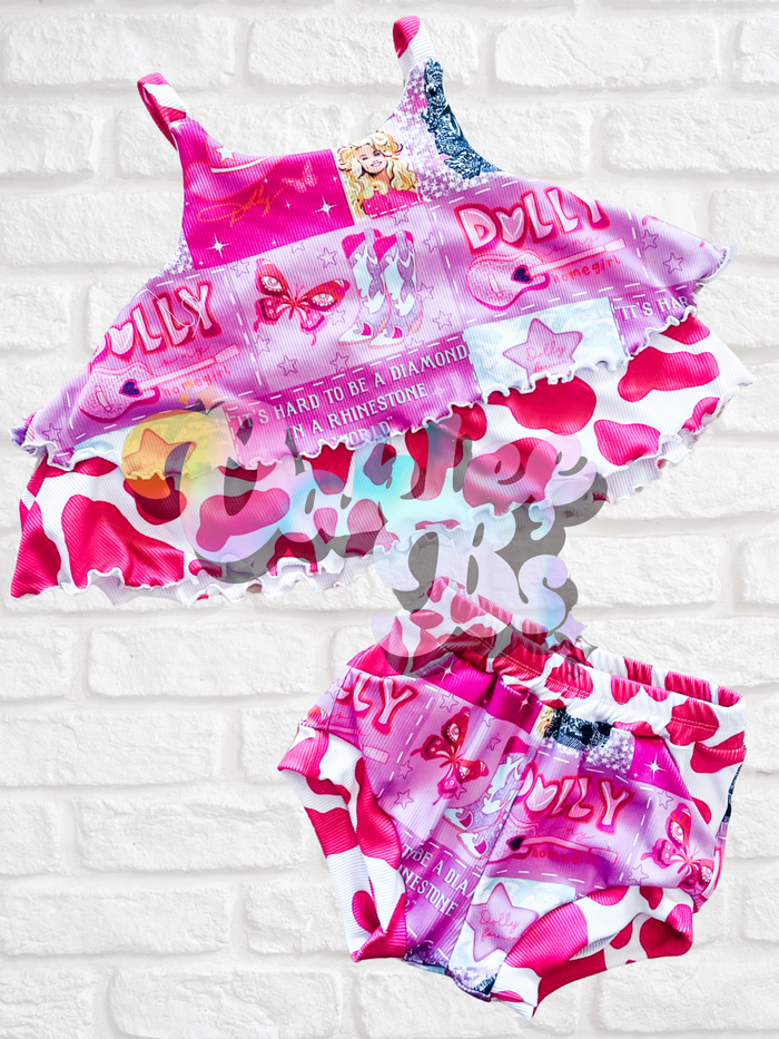 Dolly Cyprus Top & Pocket Shorties