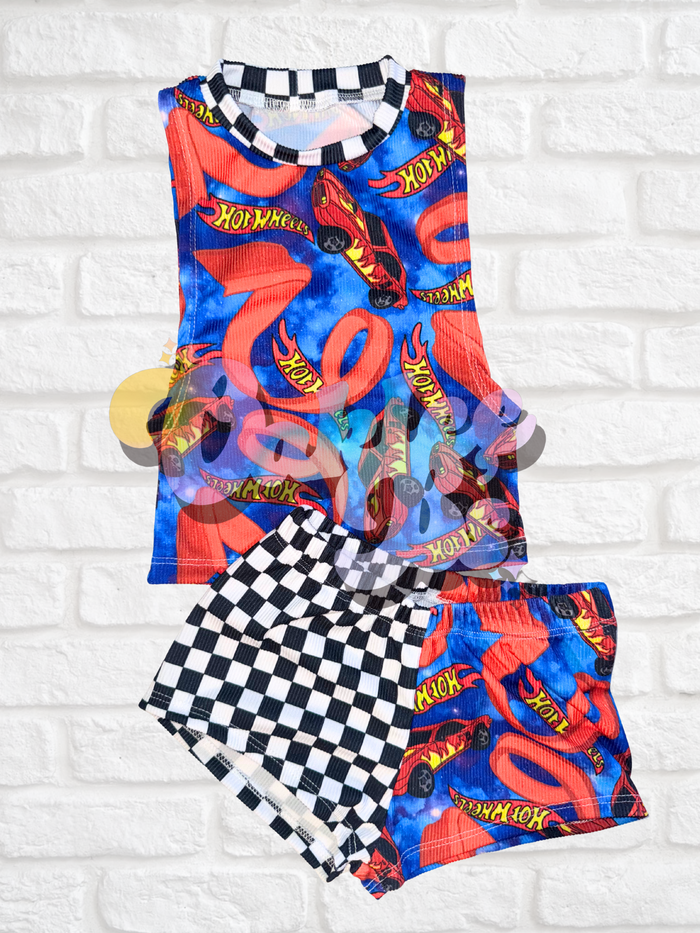 Hot Cars Creed Tank & Breezy Shorts