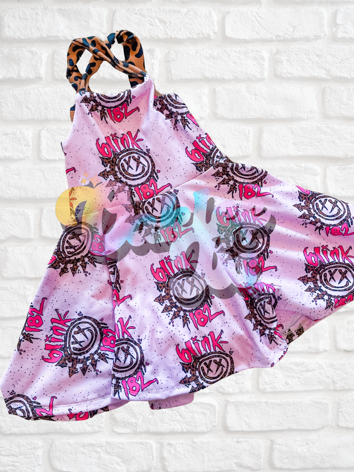Leopard Blink Snapdragon Dress
