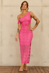 Moon Child Maxi Dress - Fuchsia