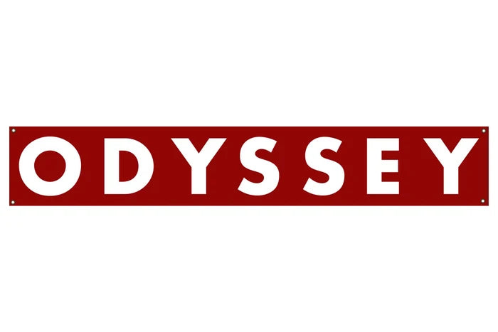 Odyssey Futura Banner 6'x1' Red