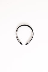 Breanna Headband - Pearl/Black