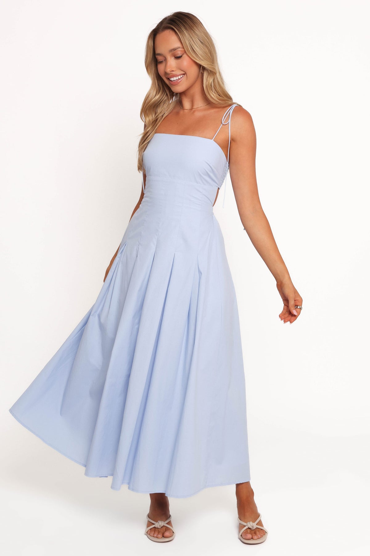 Briony Midi Dress - Blue