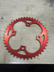 Profile 4bolt 44t red chainring