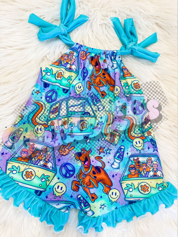 Sc00b Rose Romper