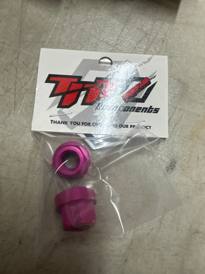 TNT Alloy Axle nuts 26tpi