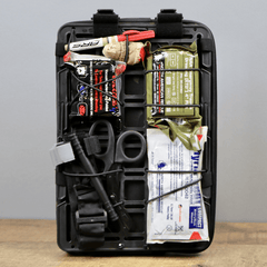 Image of Vertx SOCP panel attached to our bulletproof laptop case.